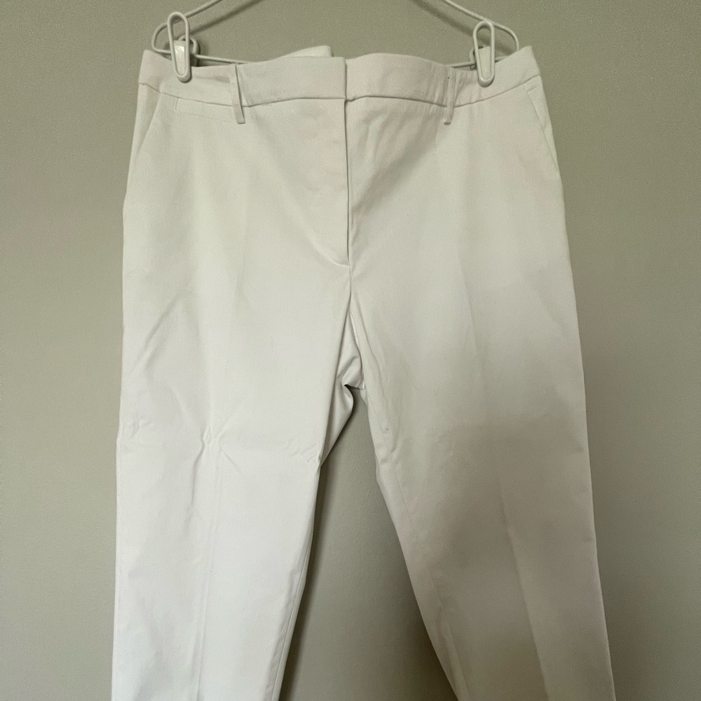 Tommy Hilfiger size 14 white crop dress pants